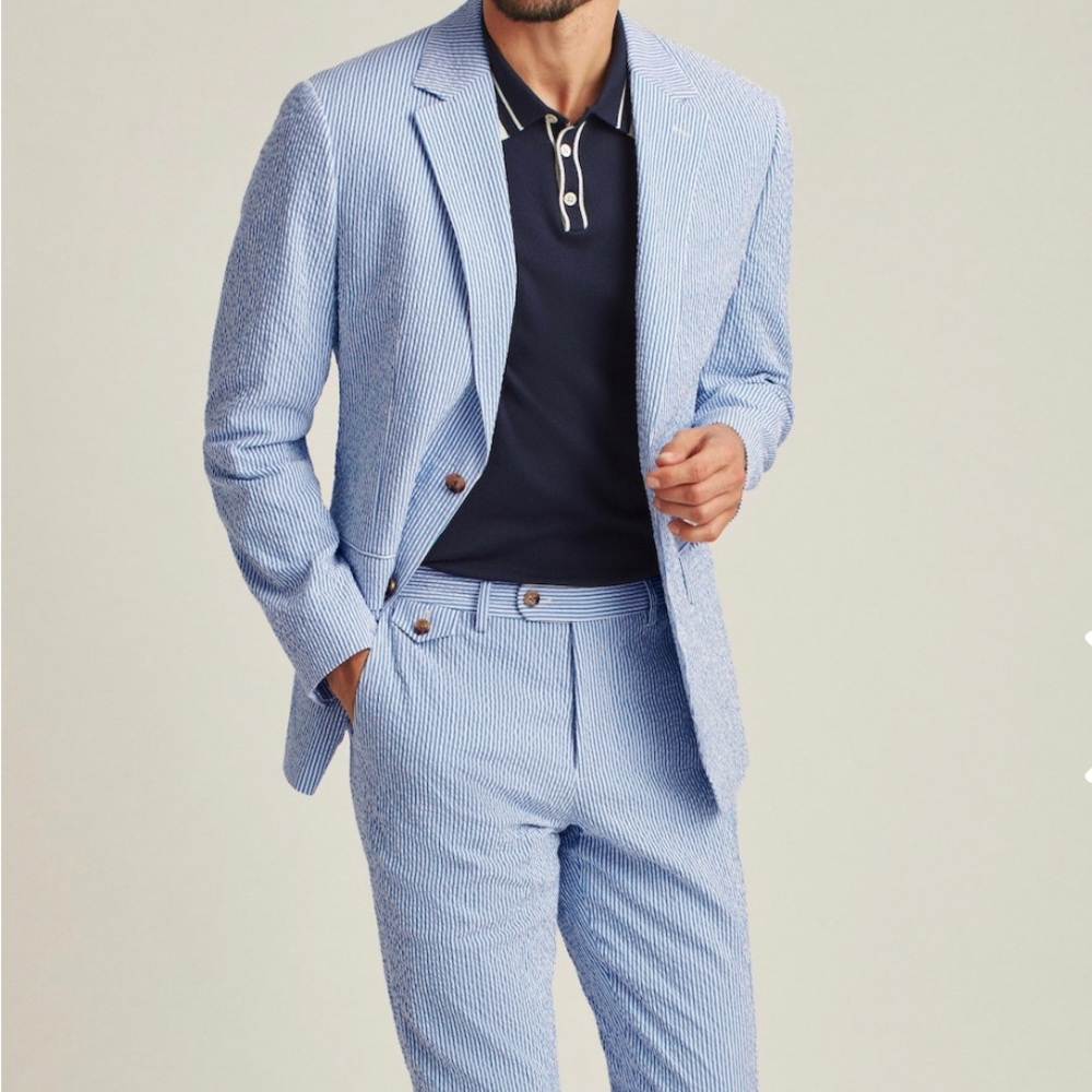 Bonobos Italian Seersucker Suit Slim Fit